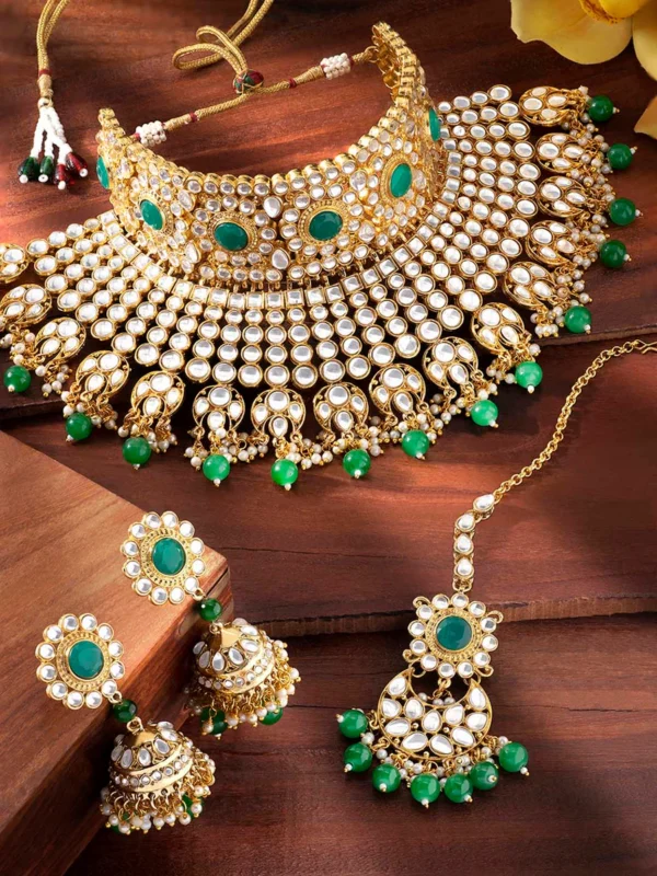 Lush Kundan Pearl Bridal Set