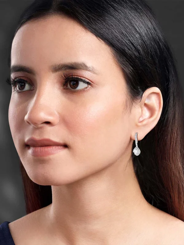 Eternal Elegance Drop Earrings - Image 2